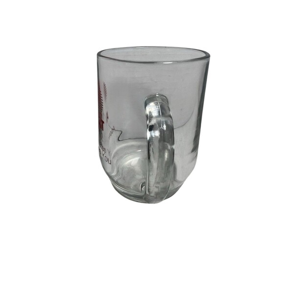 AT&T Appreciates You Coffee Mug With Logo Clear Glass w/Red Made In USA - Picture 8 of 11